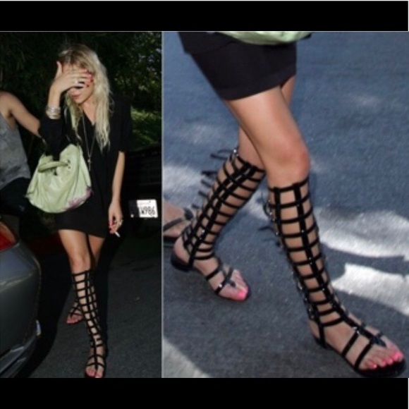 Balenciaga Papier knee high gladiator, NIB EU39 - Picture 2 of 5